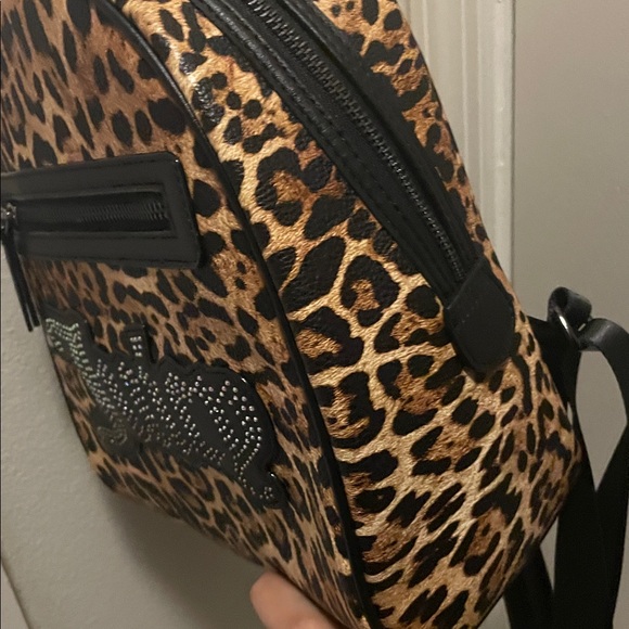 Juicy Couture Tan and Black Leopard Backpack - Picture 7 of 10